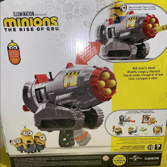 Minions The Rise of Gru Mini Missile Fire Blaster - Picture 6 of 9